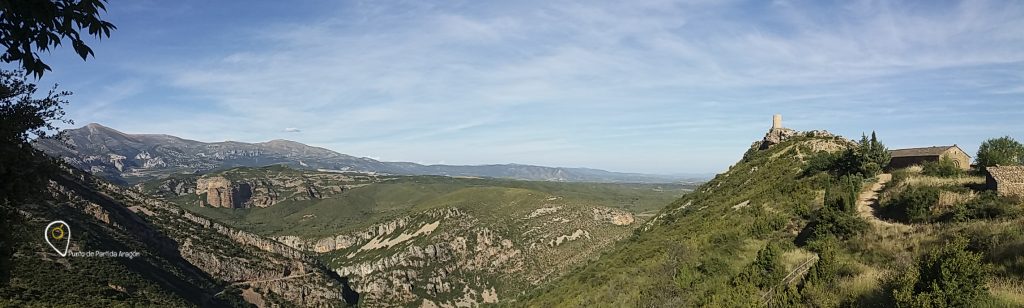 Torre Medieval de Santa Eulalia la Mayor y Sierra de Guara